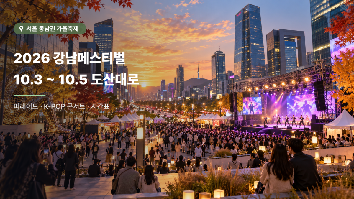 2026 강남페스티벌